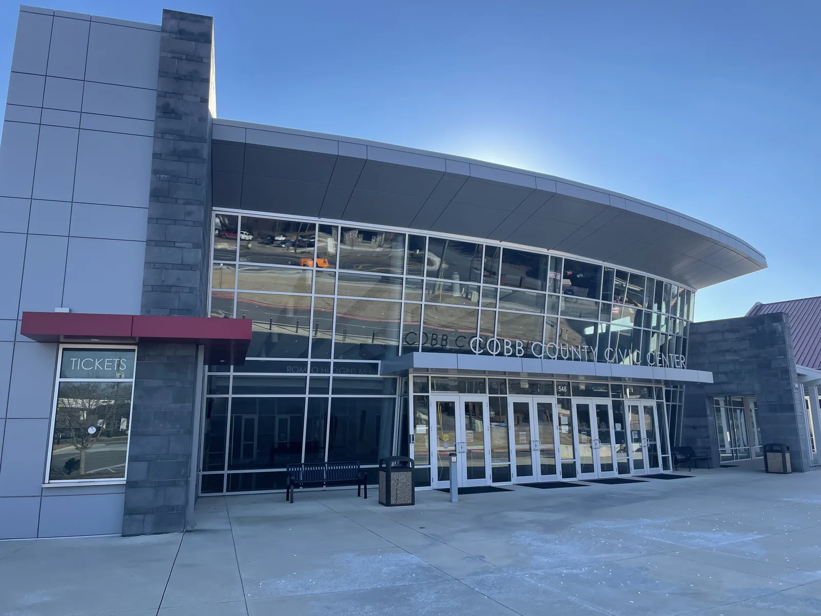 The Cobb County Civic Center on South Marietta Parkway