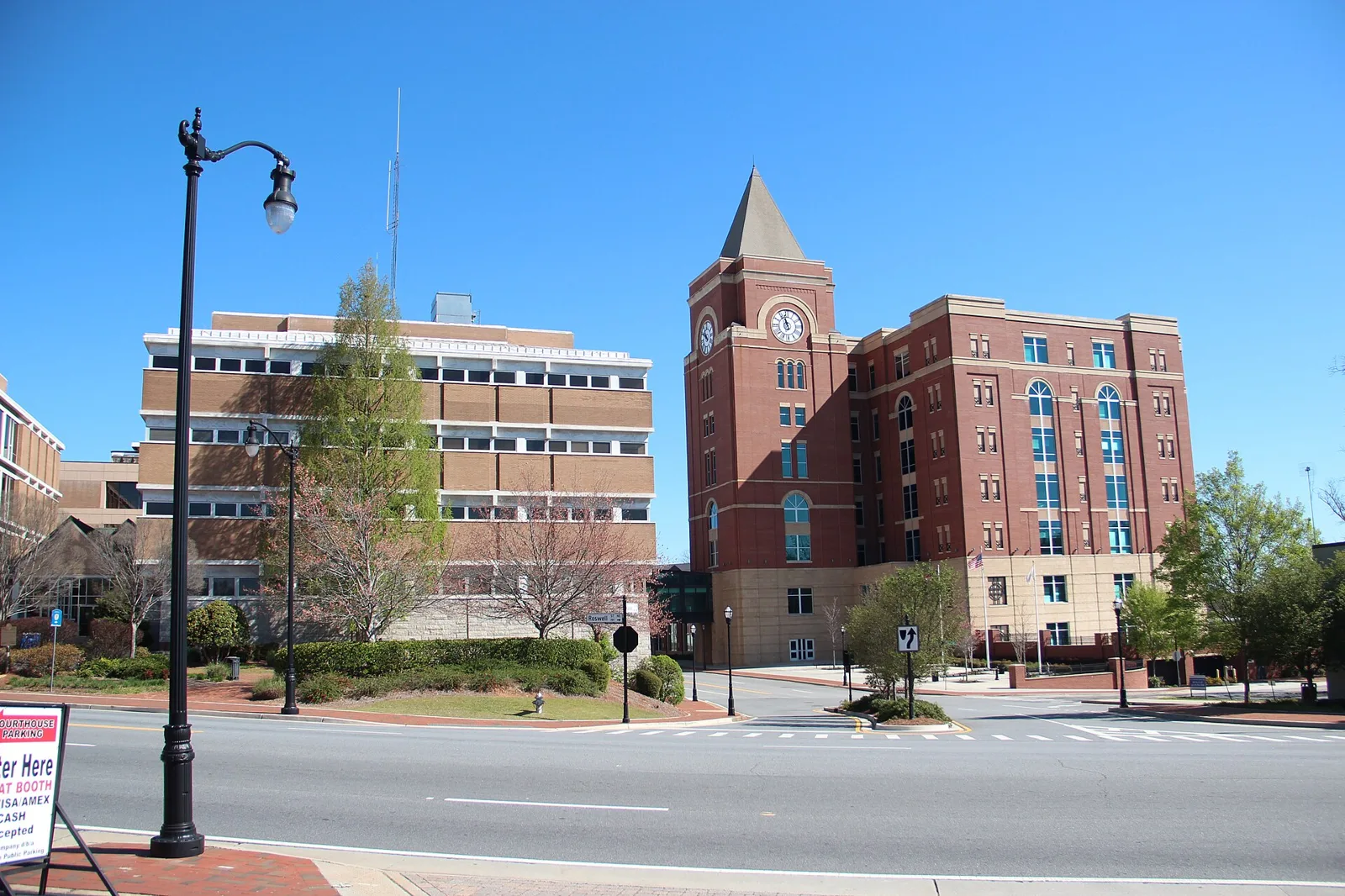 The Cobb County Courthouse in downtown Marietta