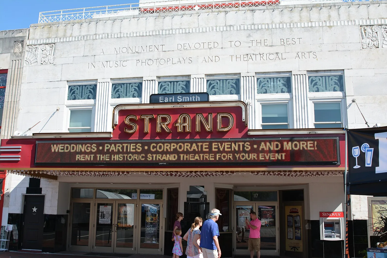 The Strand Theatre on Marietta Square, the setting for Chalktoberfest