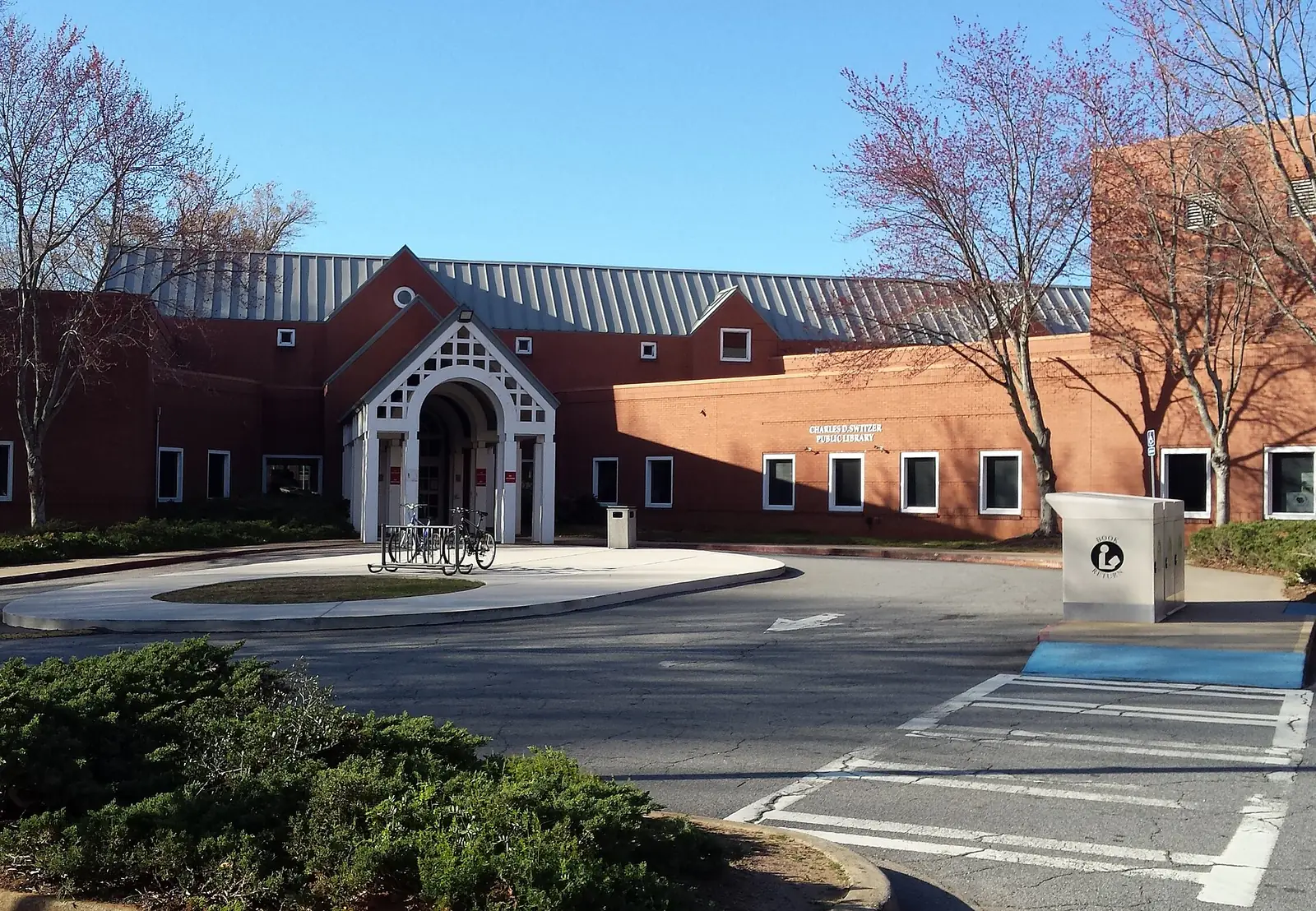 The Charles D. Switzer Library, Cobb County's central public library in downtown Marietta